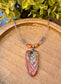Ceramic Wing Pendant Necklace