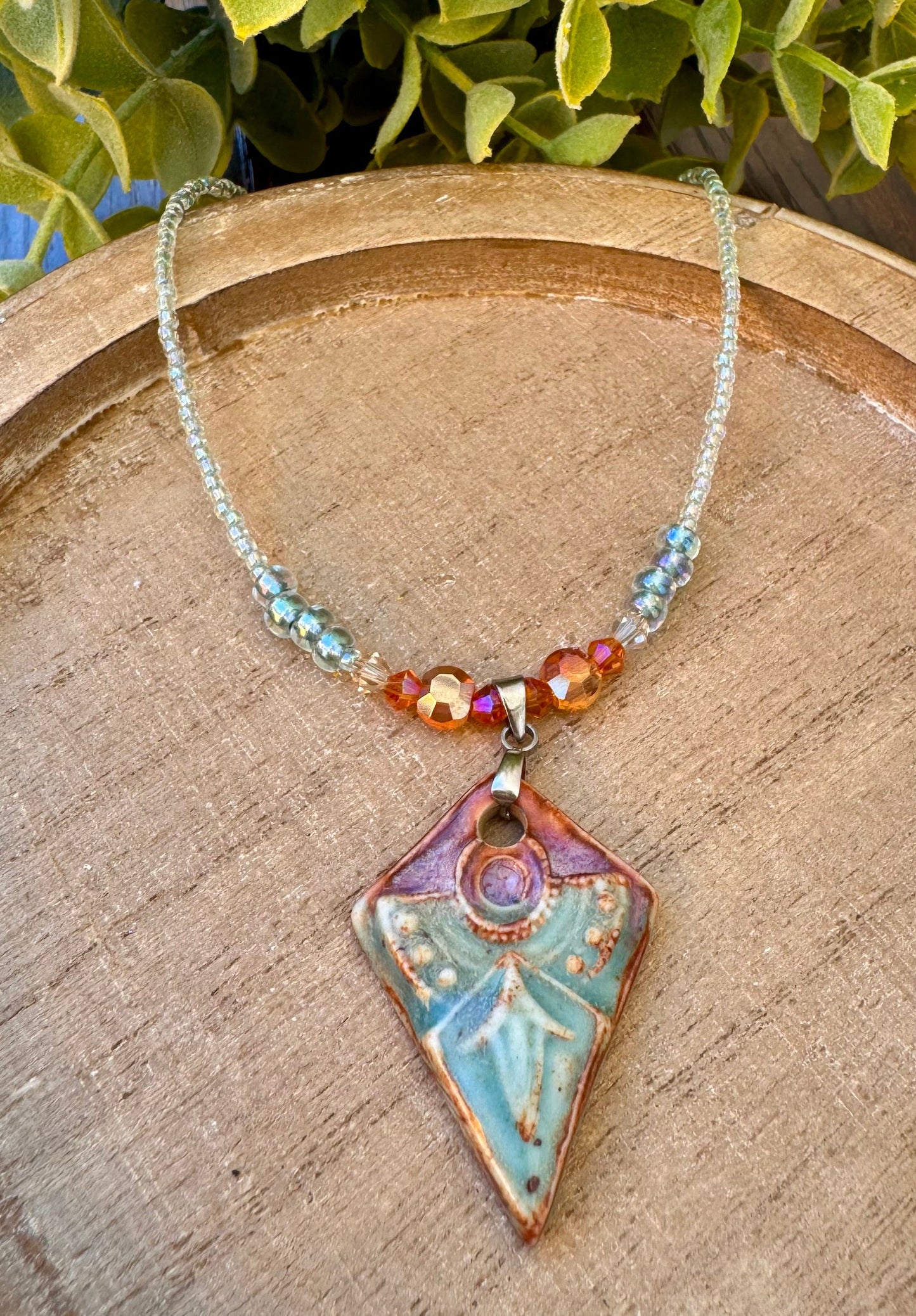 Earthen Arrow Pendant Necklace