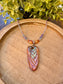 Ceramic Wing Pendant Necklace